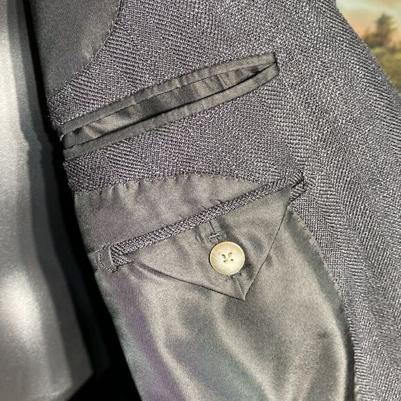 TOM FORD O’Connor Blue Sport Coat Silk & Mohair Fit Y - Picture 10 of 13